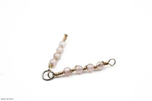 Personnalisation 4 perles Quartz rose