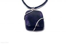 Pendentif Charoite sertissage Concept