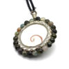 Pendentif Shiva Eye perles d'Agate